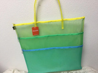Walker Mesh Bag Triple Zip with Handle in three sizes