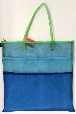 Walker Mesh Bag Triple Zip with Handle in three sizes