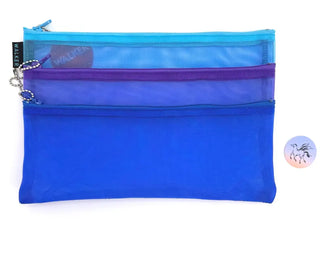 Walker Mesh Bag Triple Zip