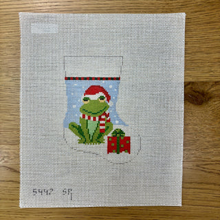 Frog with Gift Mini Stocking