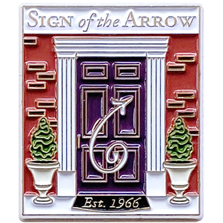 Sign of the Arrow Door Needleminder