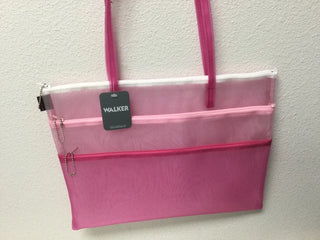 Walker Mesh Bag Triple Zip with Handle in three sizes