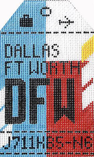 Dallas Ft. Worth Luggage Tag