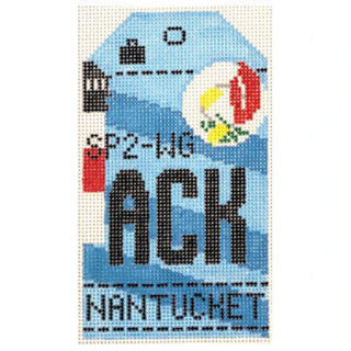 Nantucket Luggage Tag