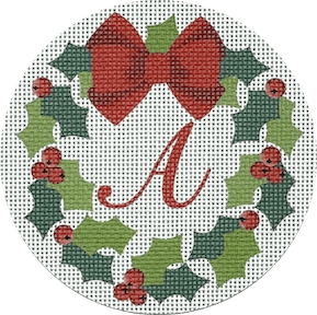 Wreath with Initial