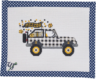 Mizzou Tailgate Jeep Ornament