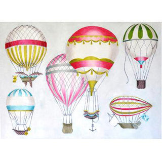 Hot Air Balloons Pillow