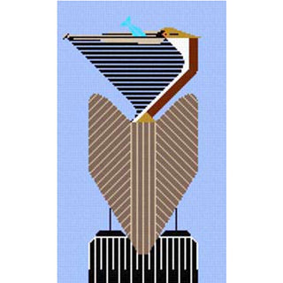 Brown Pelican Pillow