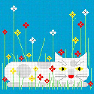 Cat- Summer Eyeglasses Pillow