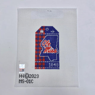 Ole Miss Luggage Tag