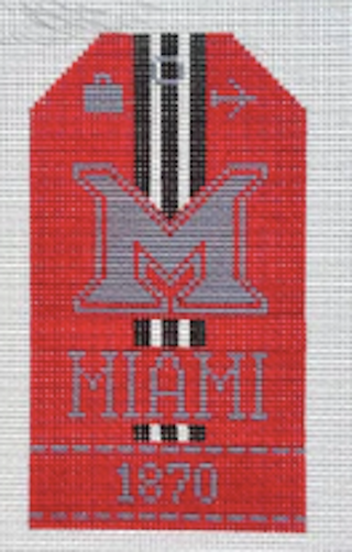 Miami of Ohio Luggage Tag