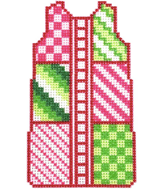 Pink Patch Shift Ornament