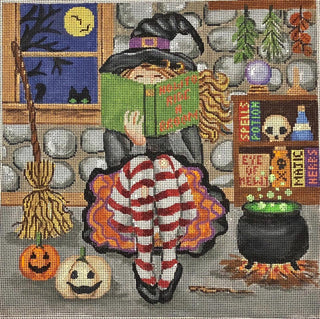 Witch Stitching Girl